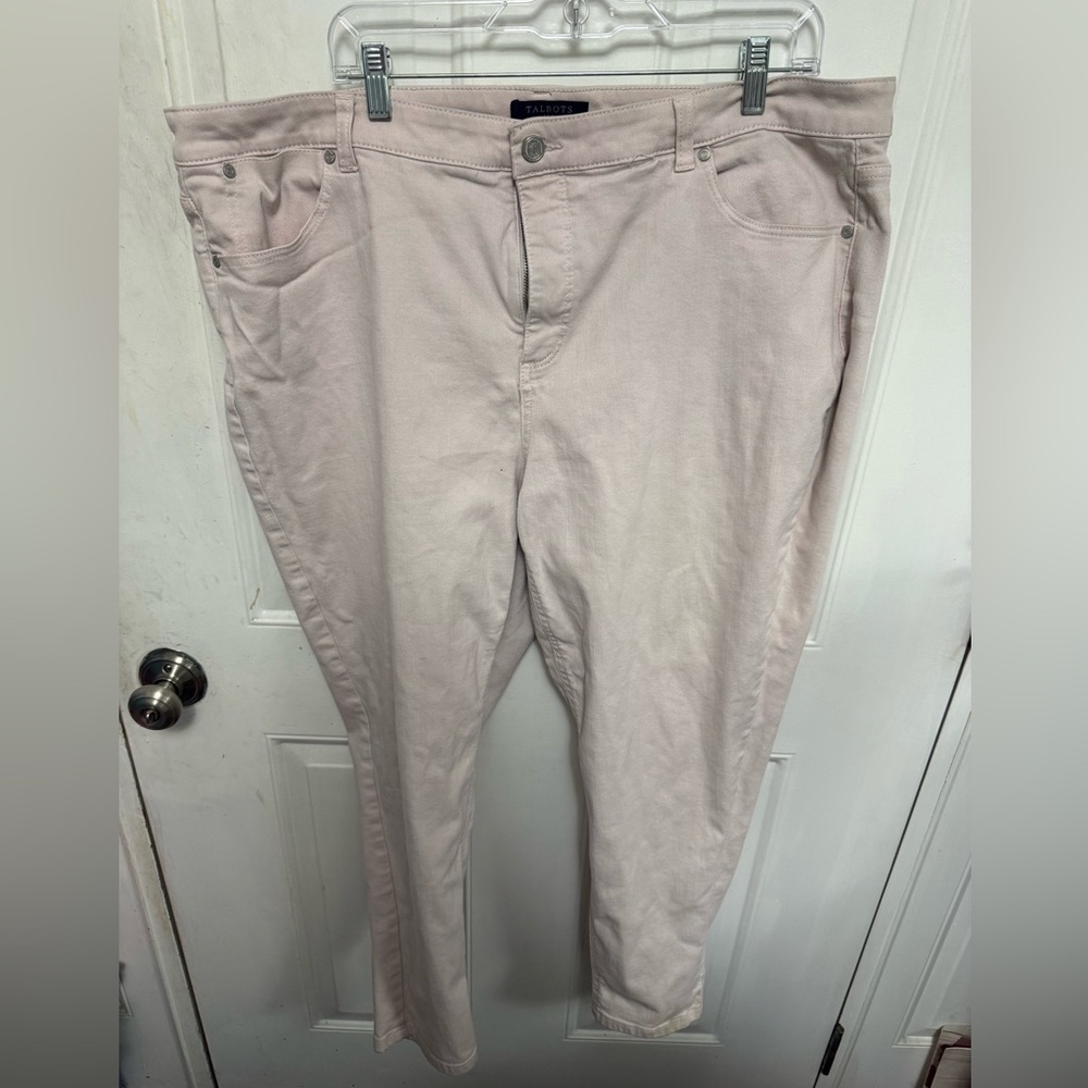 Light Pink Jeans Plus Size